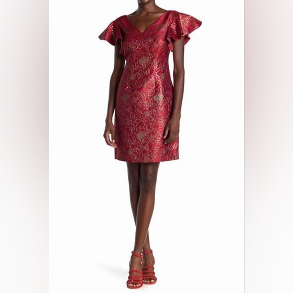 NWT, Trina Turk Shaken Not Stirred Jaquard Dress - Picture 1 of 14